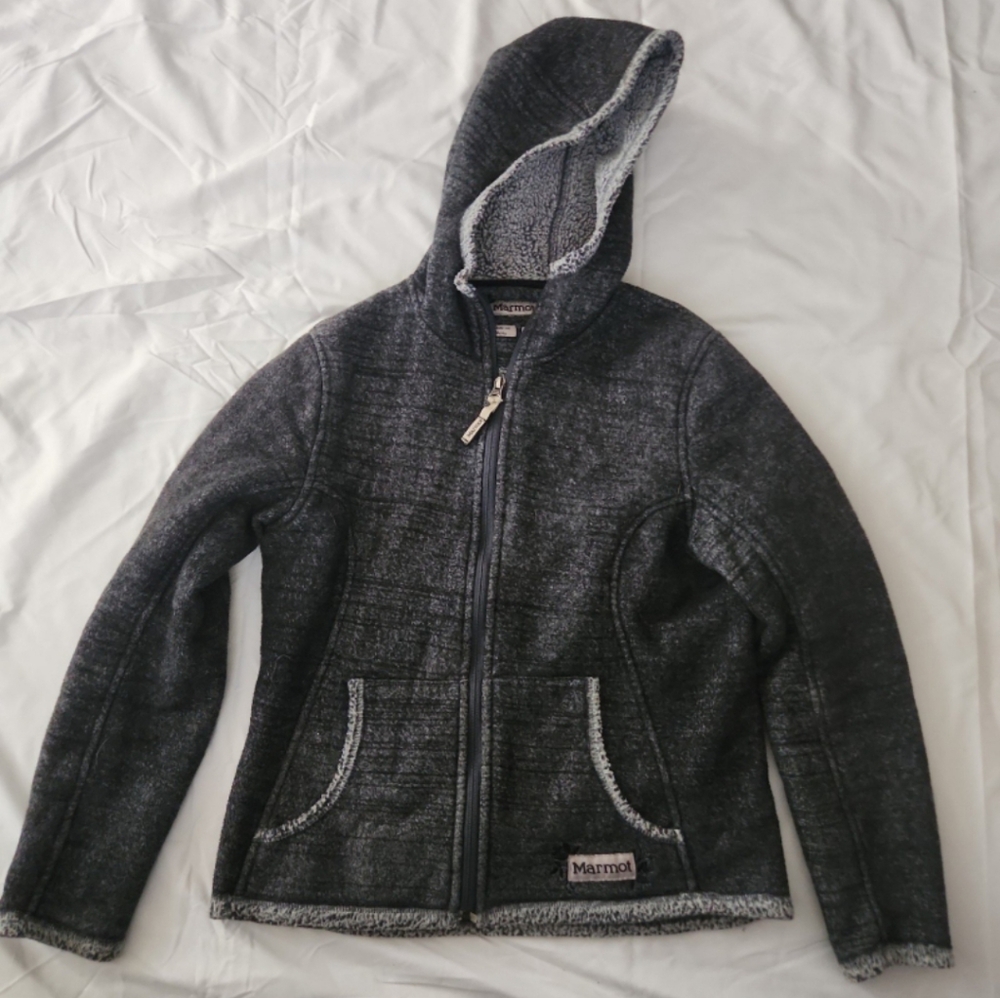 Marmot Women's size small grey Hooded Jacket #LP1